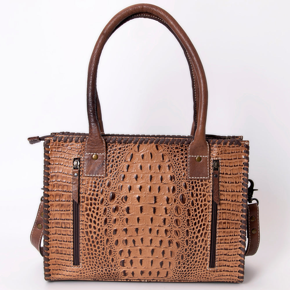 American Darling Crocodile Embossed Genuine Leather