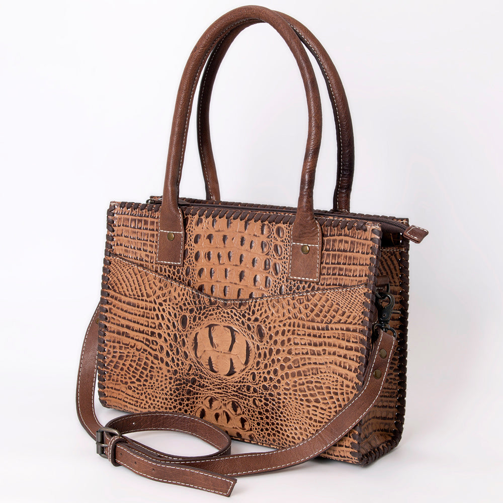 American Darling Crocodile Embossed Genuine Leather