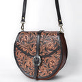 American Darling Hand-Tooled Genuine Leather Crossbody Bag
