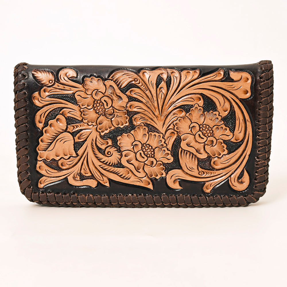American Darling Hand-Tooled Genuine Leather Bag