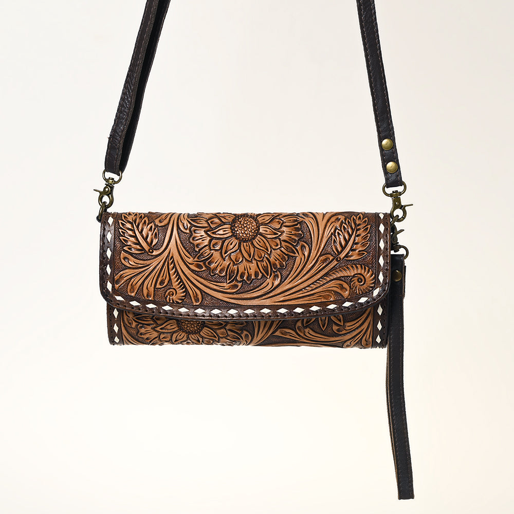 American Darling Crossbody Hand Tooled Genuine Leather Western Women Bag Handbag Purse | for Cute