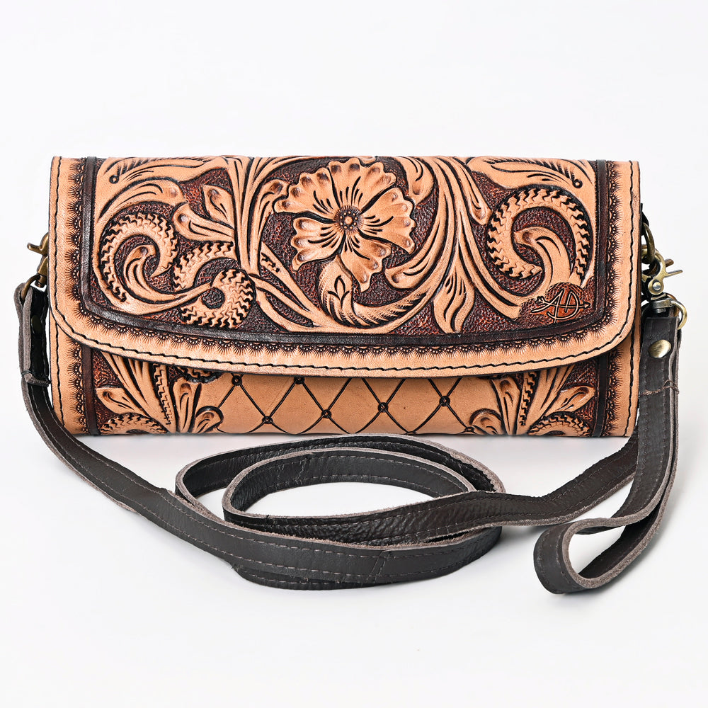 American Darling Hand-Tooled Genuine Leather Bag