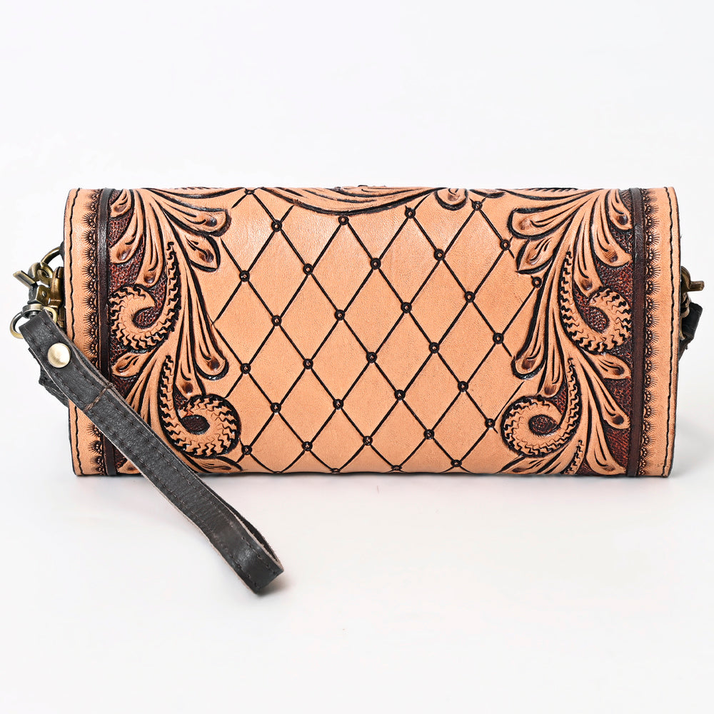 American Darling Hand-Tooled Genuine Leather Bag