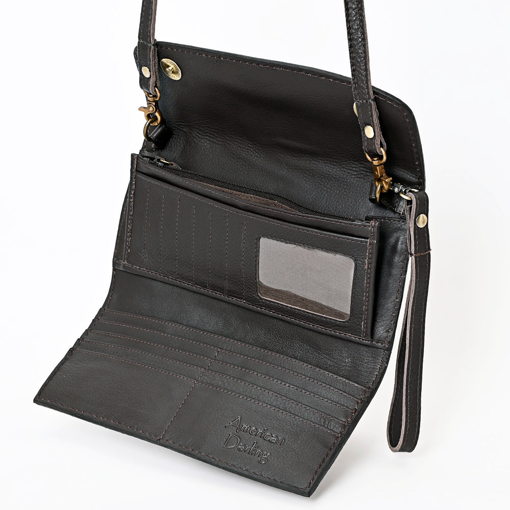 American Darling Hand-Tooled Genuine Leather Bag