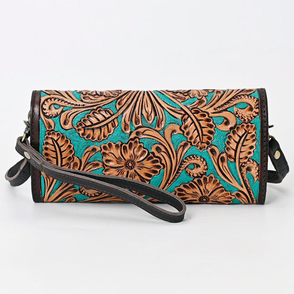 American Darling Hand-Tooled Genuine Leather Bag