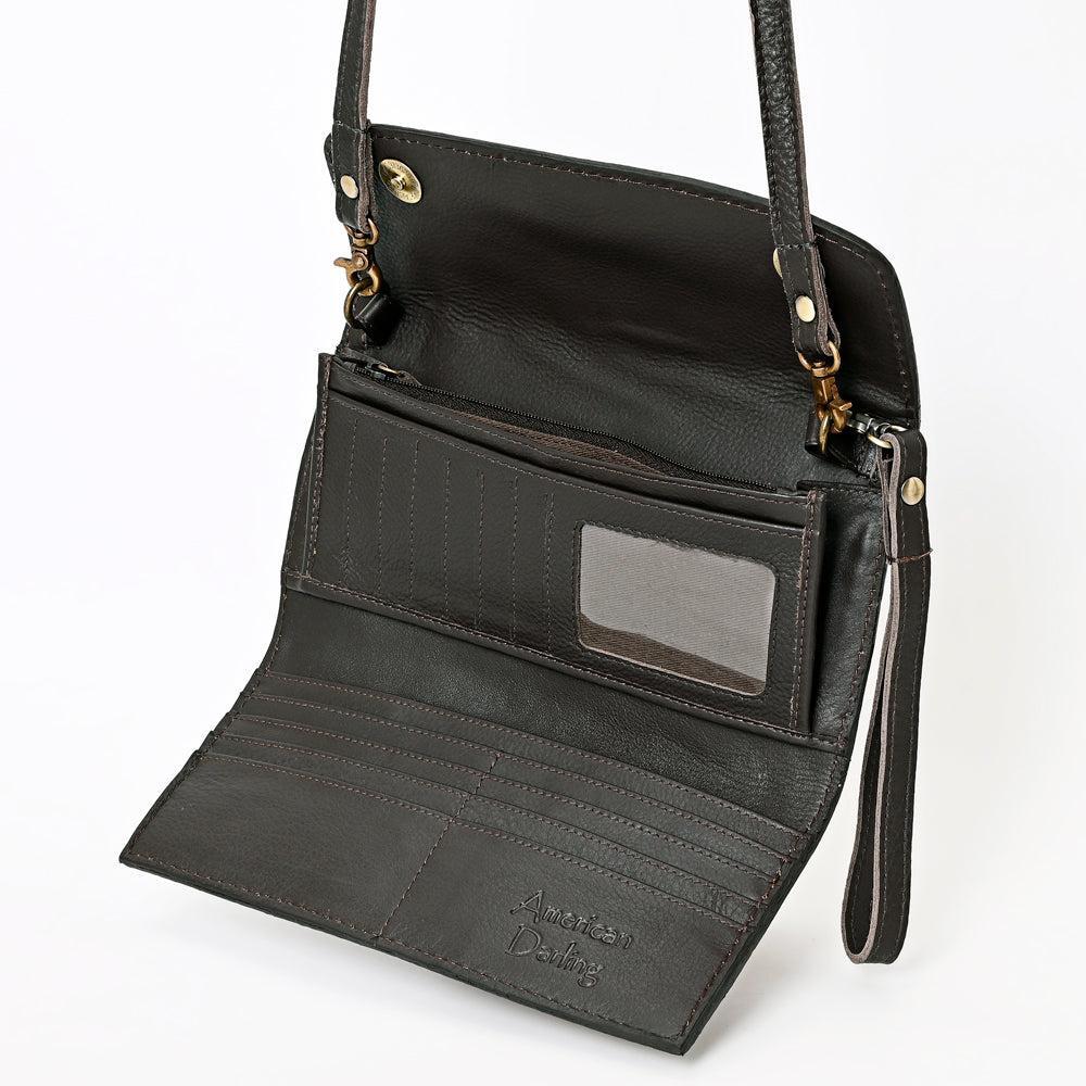 American Darling Hand-Tooled Genuine Leather Bag
