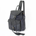 American Darling Backpack Crocodile Embossed Genuine Leather
