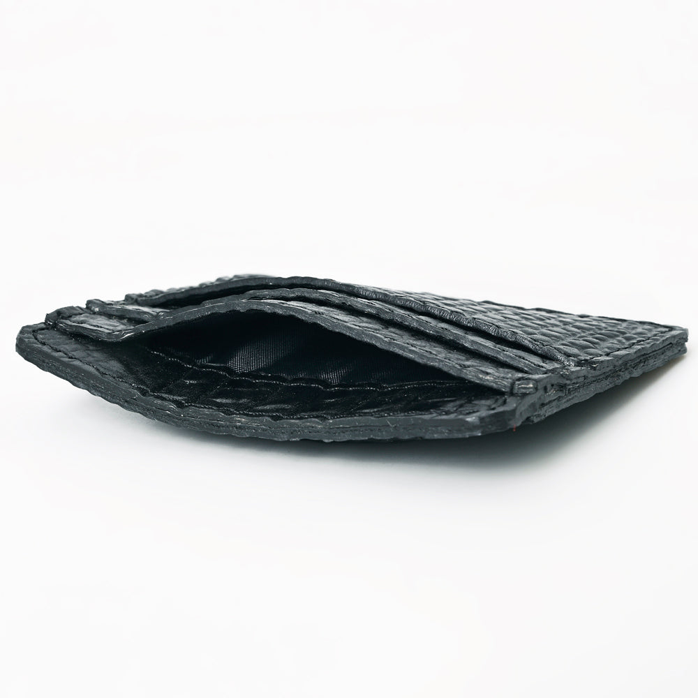 American Darling Card-Holder Crocodile Embossed Genuine Leather