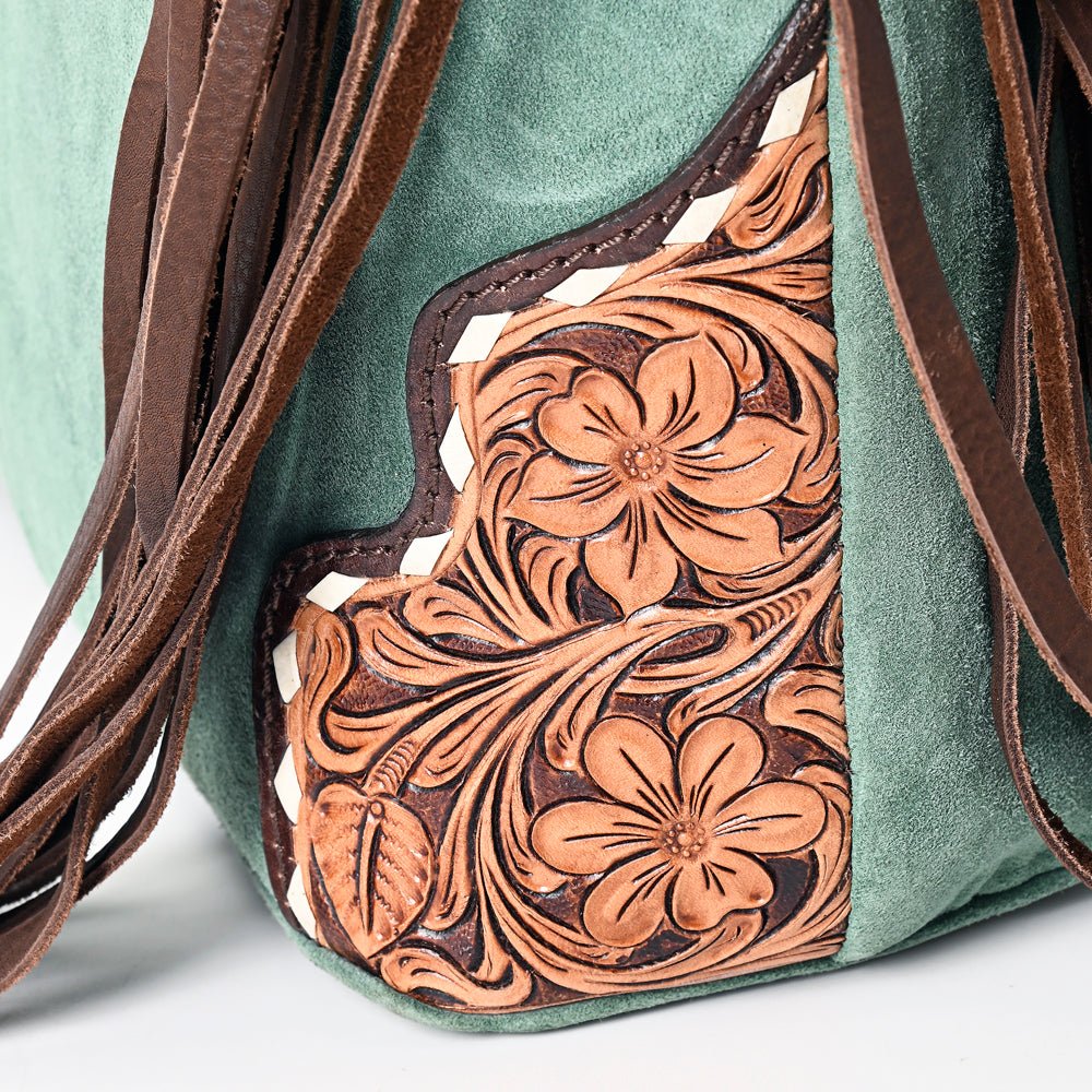 American Darling Hand-Tooled Genuine Leather Bag