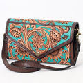 American Darling Hand-Tooled Genuine Leather Bag