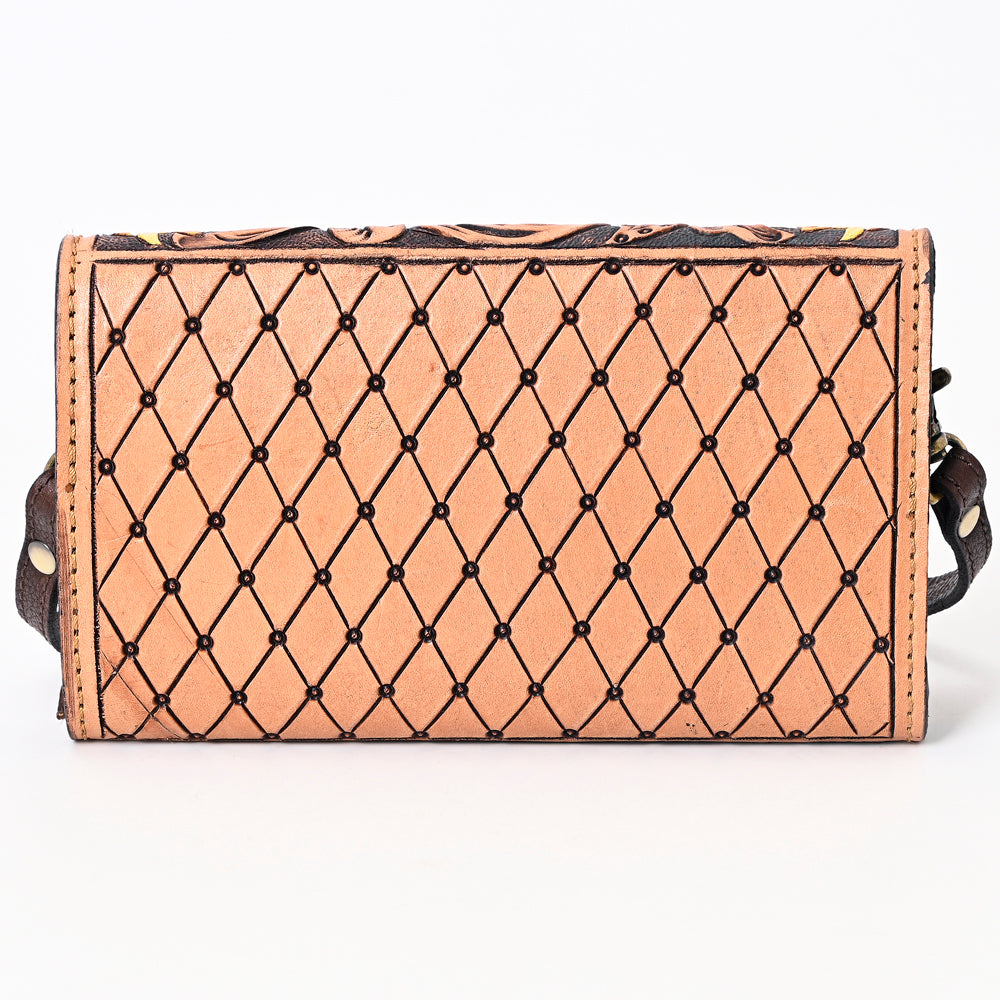 American Darling Hand-Tooled Genuine Leather Bag