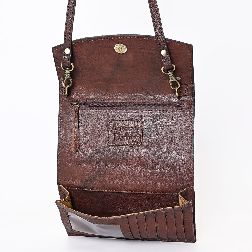 American Darling Hand-Tooled Genuine Leather Bag