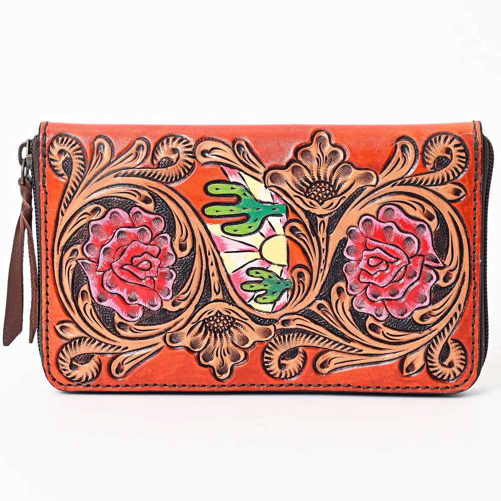 American Darling Hand-Tooled Genuine Leather Bag