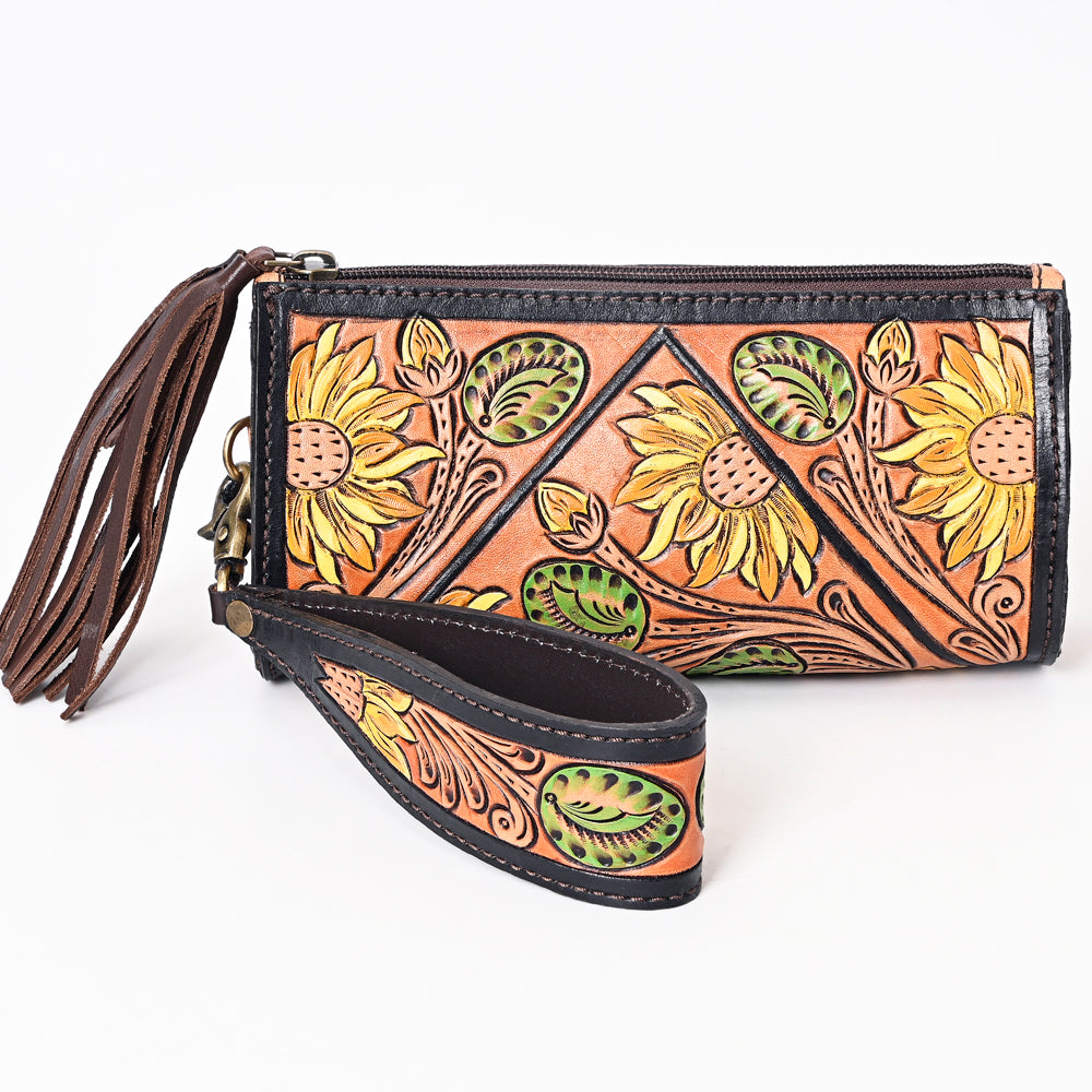 American Darling Hand-Tooled Genuine Leather Bag