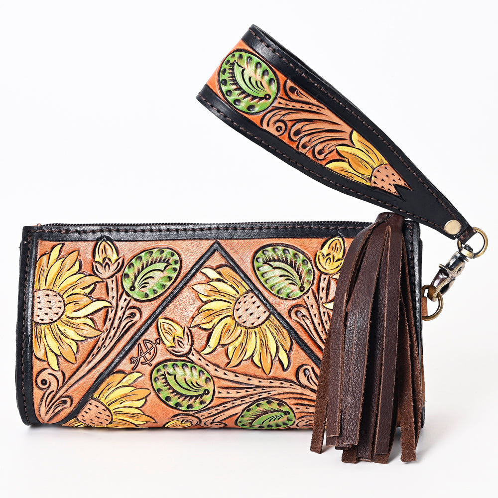 American Darling Hand-Tooled Genuine Leather Bag