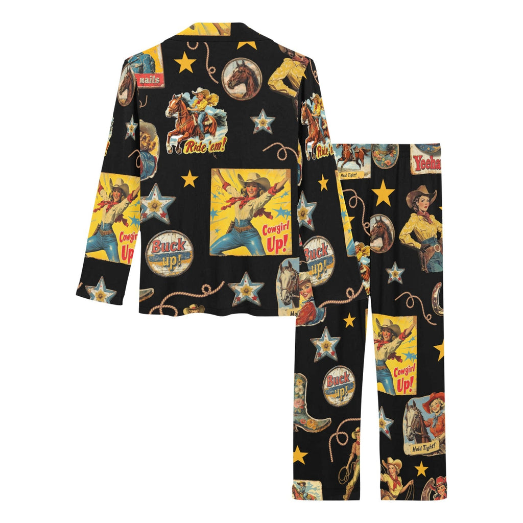 Baha Ranch Vintage Cowgirl Collage Western Pajama Set by Baha Ranch Western Wear - product image 4