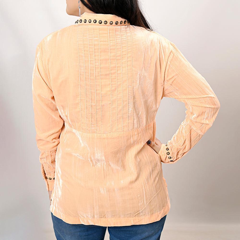 American Darling Velvet Women shirt dress Tunic Ladies girl Top