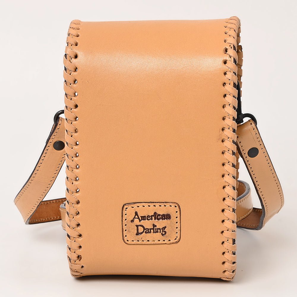 American Darling Cell Phone Holder Hand Tooled Genuine Leather