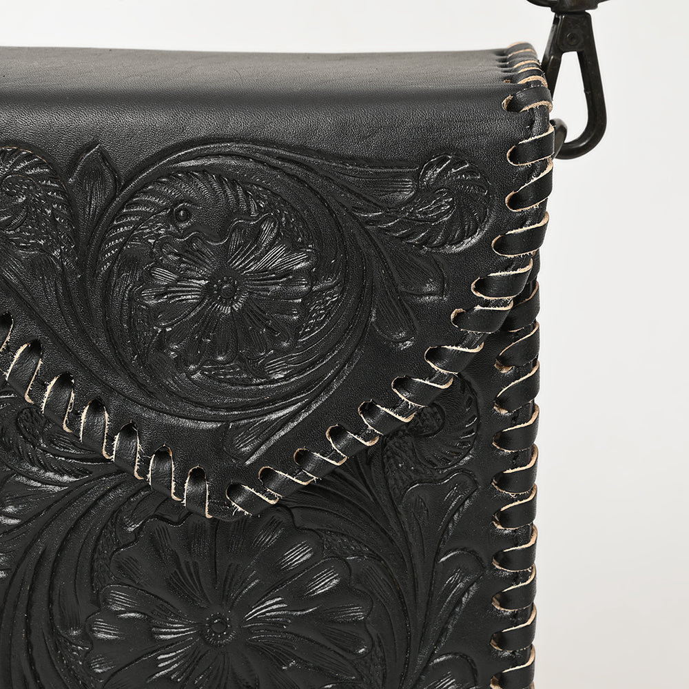 American Darling Cell Phone Holder Hand Tooled Genuine Leather