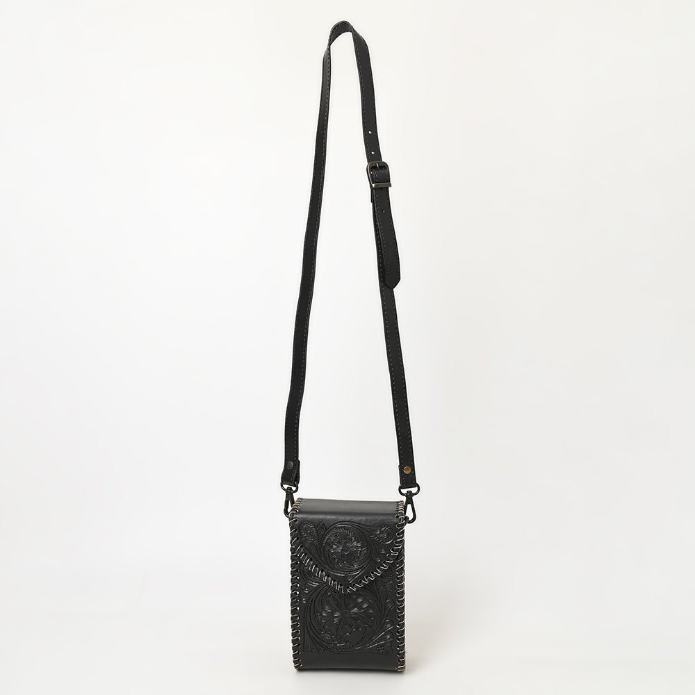 American Darling Cell Phone Holder Hand Tooled Genuine Leather