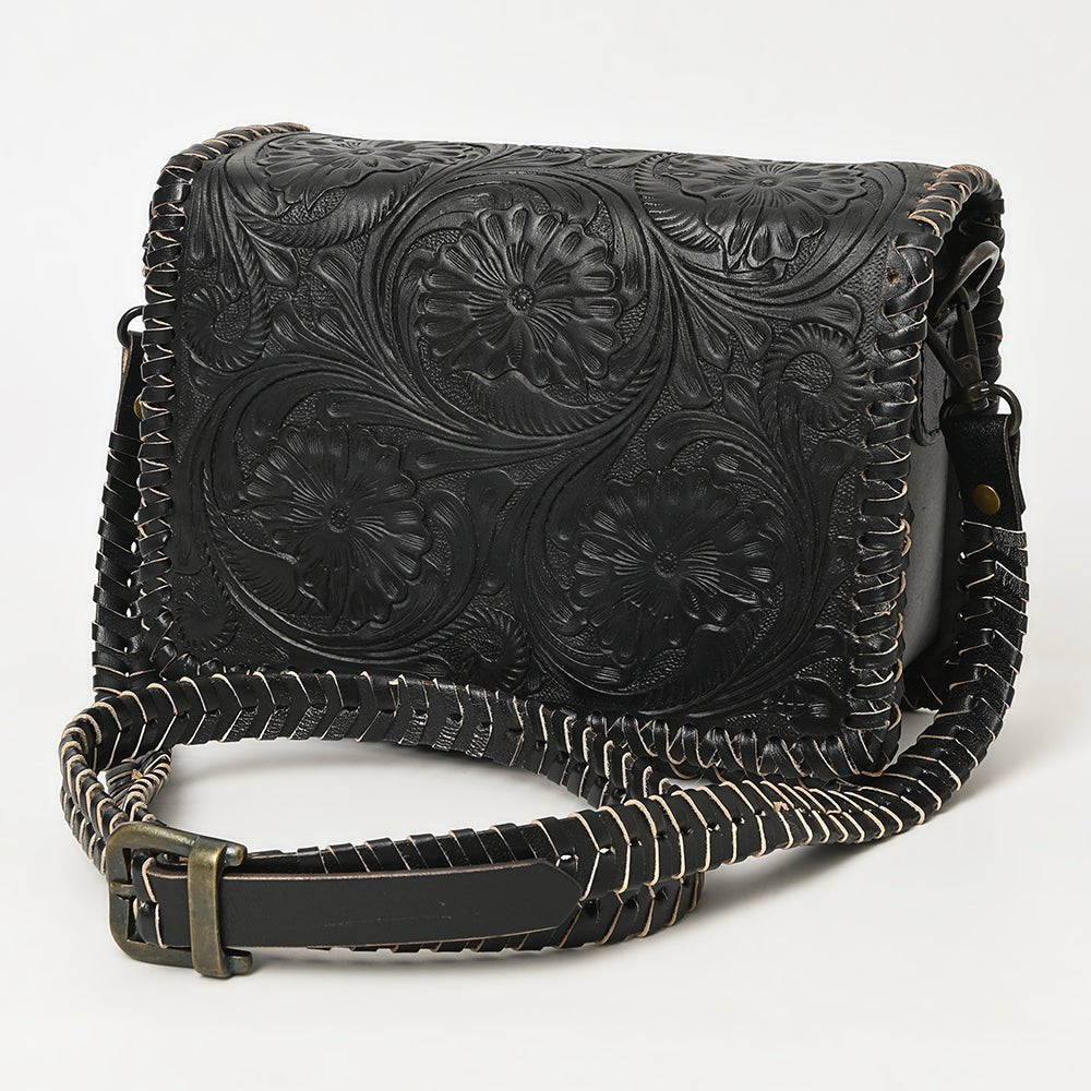 American Darling Crossbody Hand Tooled Genuine Leather