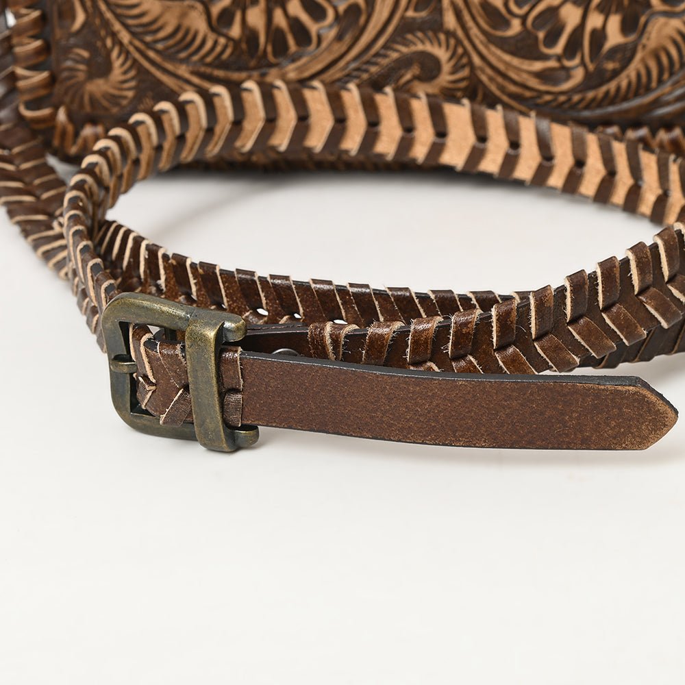 American Darling Crossbody Hand Tooled Genuine Leather