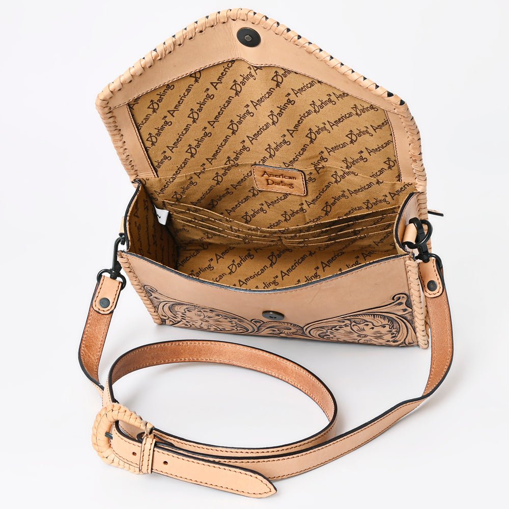 American Darling Hand Tooled Genuine Leather