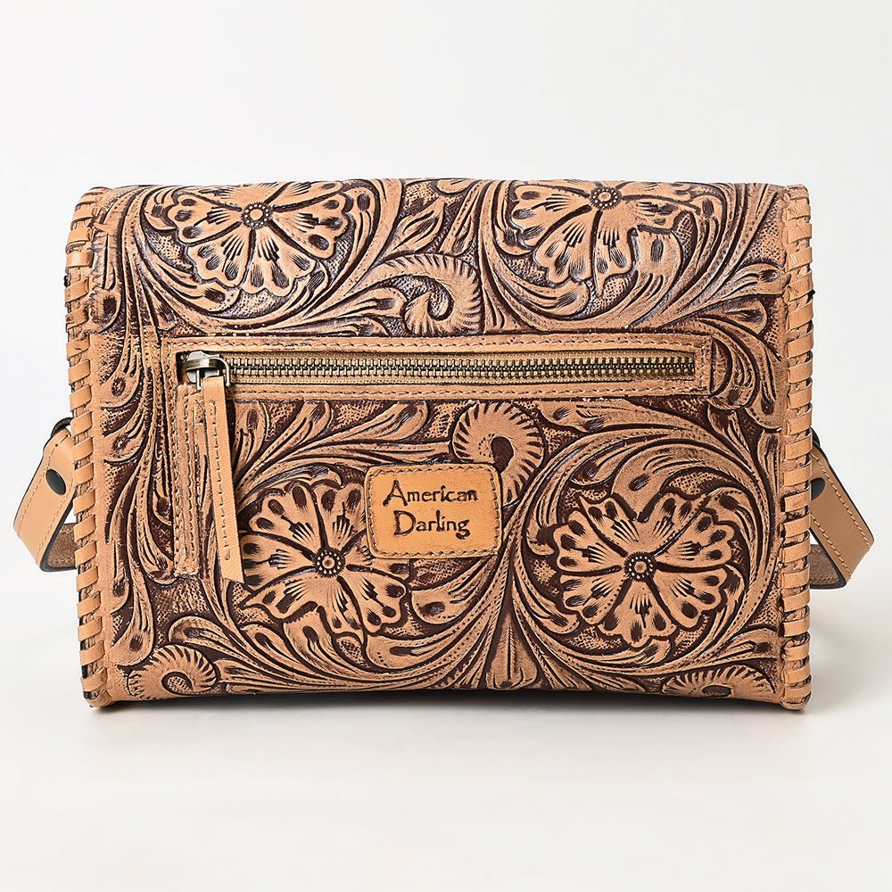 American Darling Hand Tooled Genuine Leather