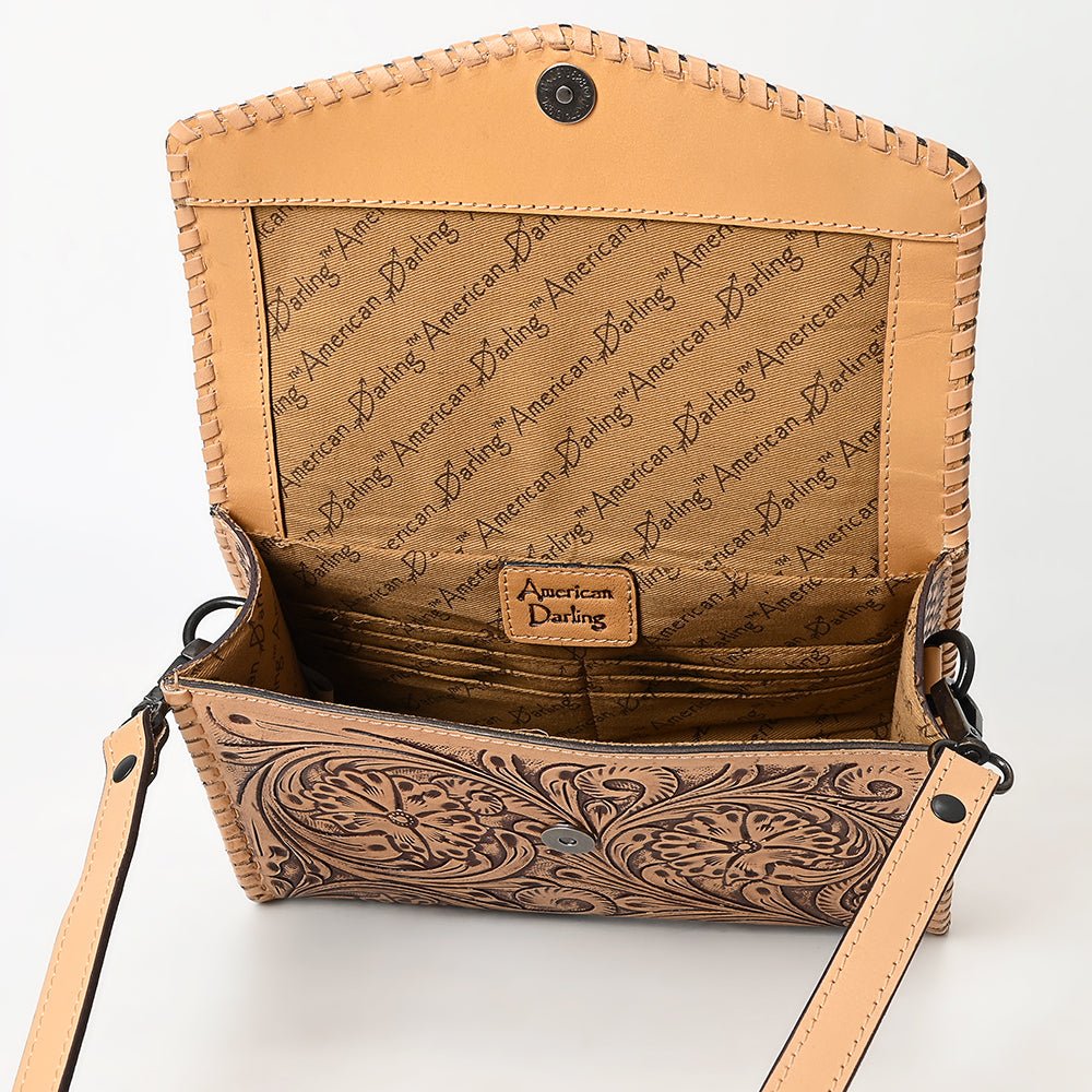 American Darling Hand Tooled Genuine Leather