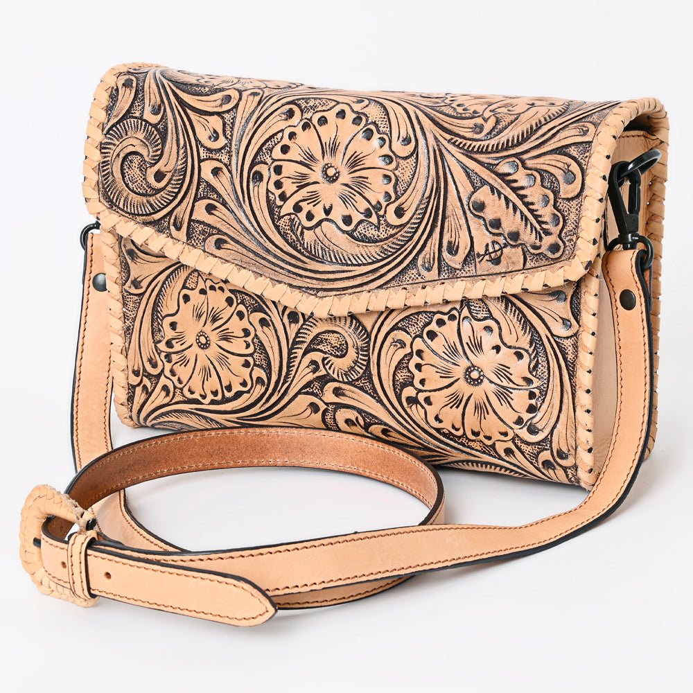 American Darling Hand Tooled Genuine Leather