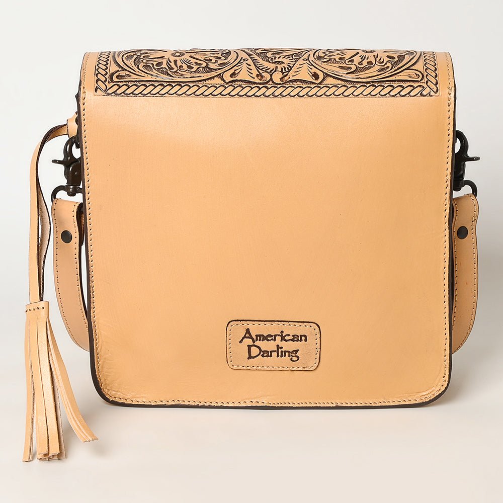 American Darling Hand Tooled Genuine Leather