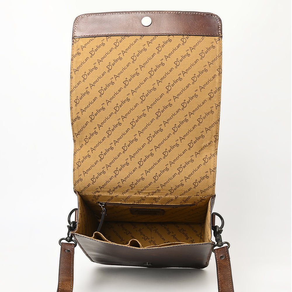 American Darling Hand Tooled Genuine Leather