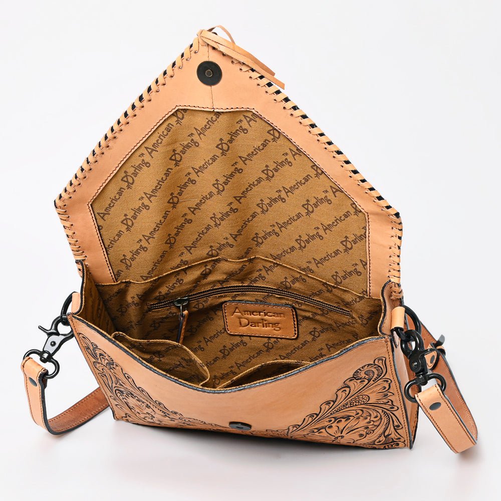American Darling Hand Tooled Genuine Leather