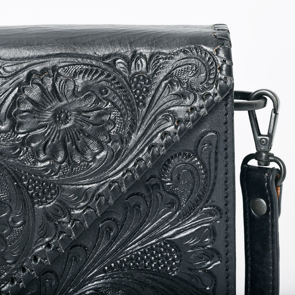 American Darling Envelope Hand Tooled Genuine Leather Western Women Bag Handbag Purse | for Cute