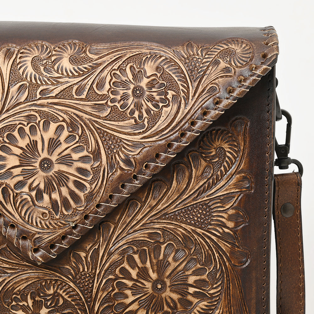 American Darling Hand Tooled Genuine Leather