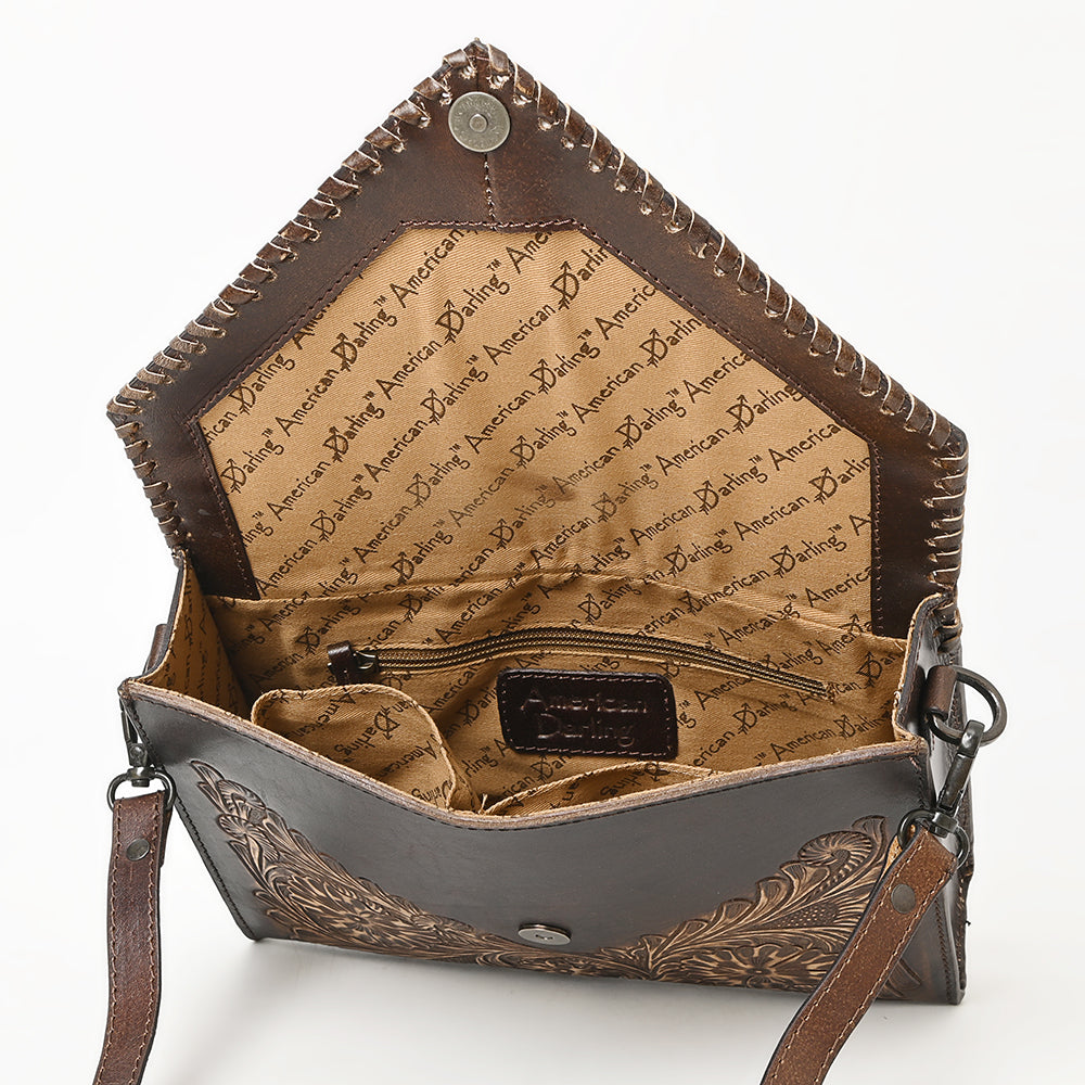 American Darling Hand Tooled Genuine Leather
