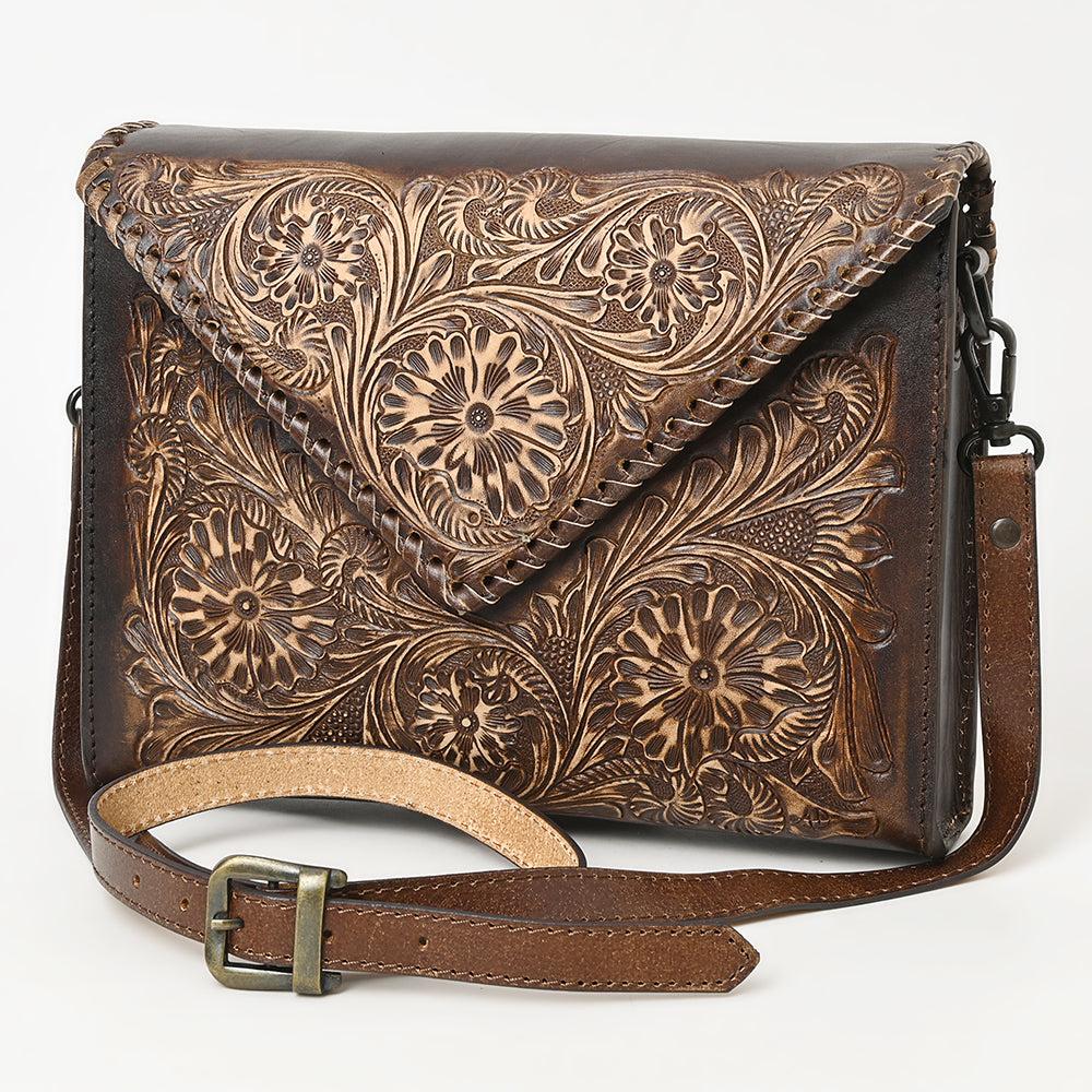 American Darling Hand Tooled Genuine Leather