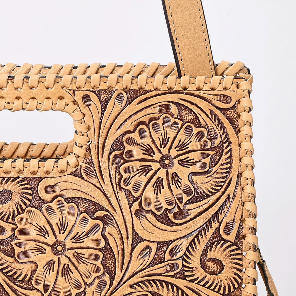 American Darling Clutch Hand Tooled Genuine Leather