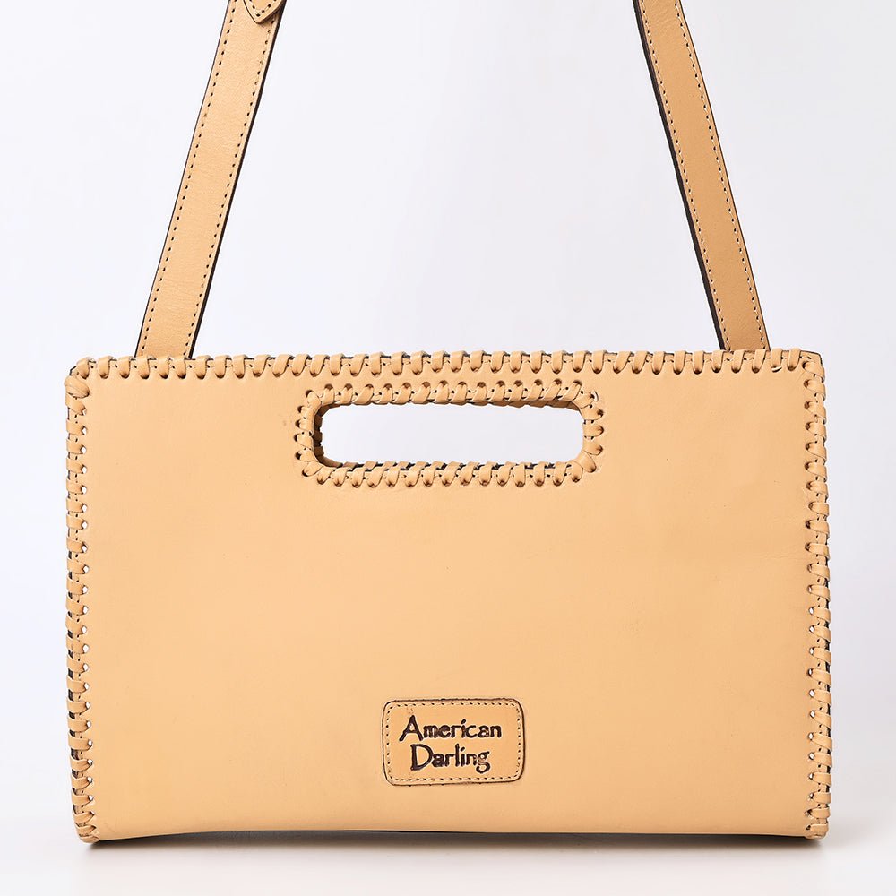 American Darling Clutch Hand Tooled Genuine Leather