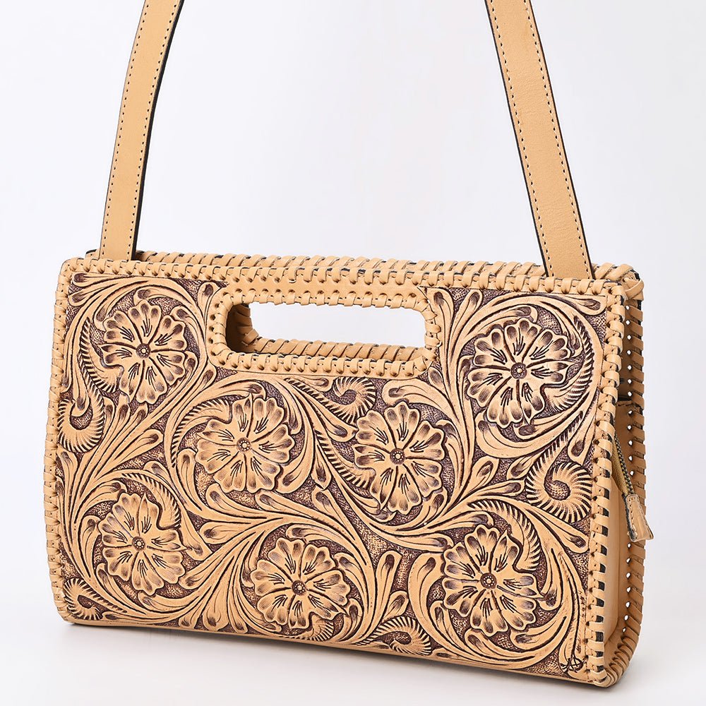 American Darling Clutch Hand Tooled Genuine Leather