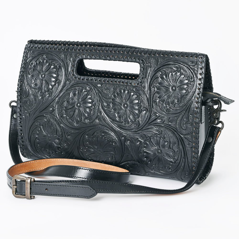 American Darling Clutch Hand Tooled Genuine Leather