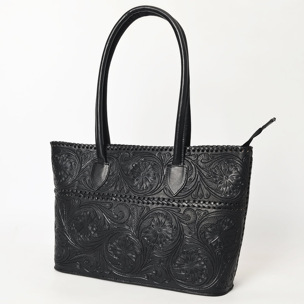 American Darling Tote Hand Tooled Genuine Leather