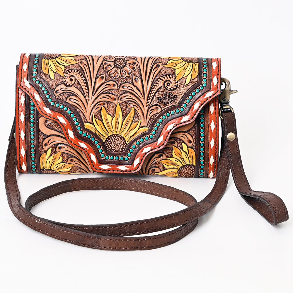 American Darling Hand Tooled Genuine Leather