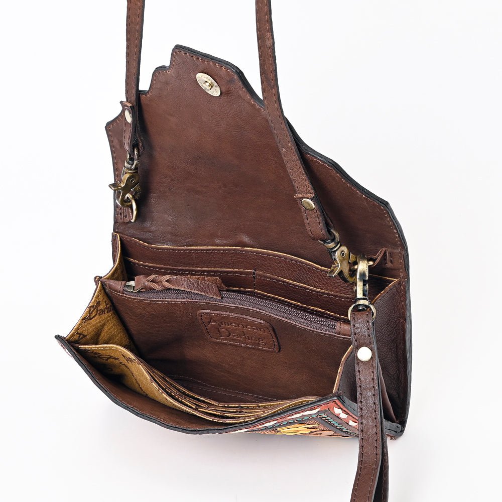 American Darling Hand Tooled Genuine Leather