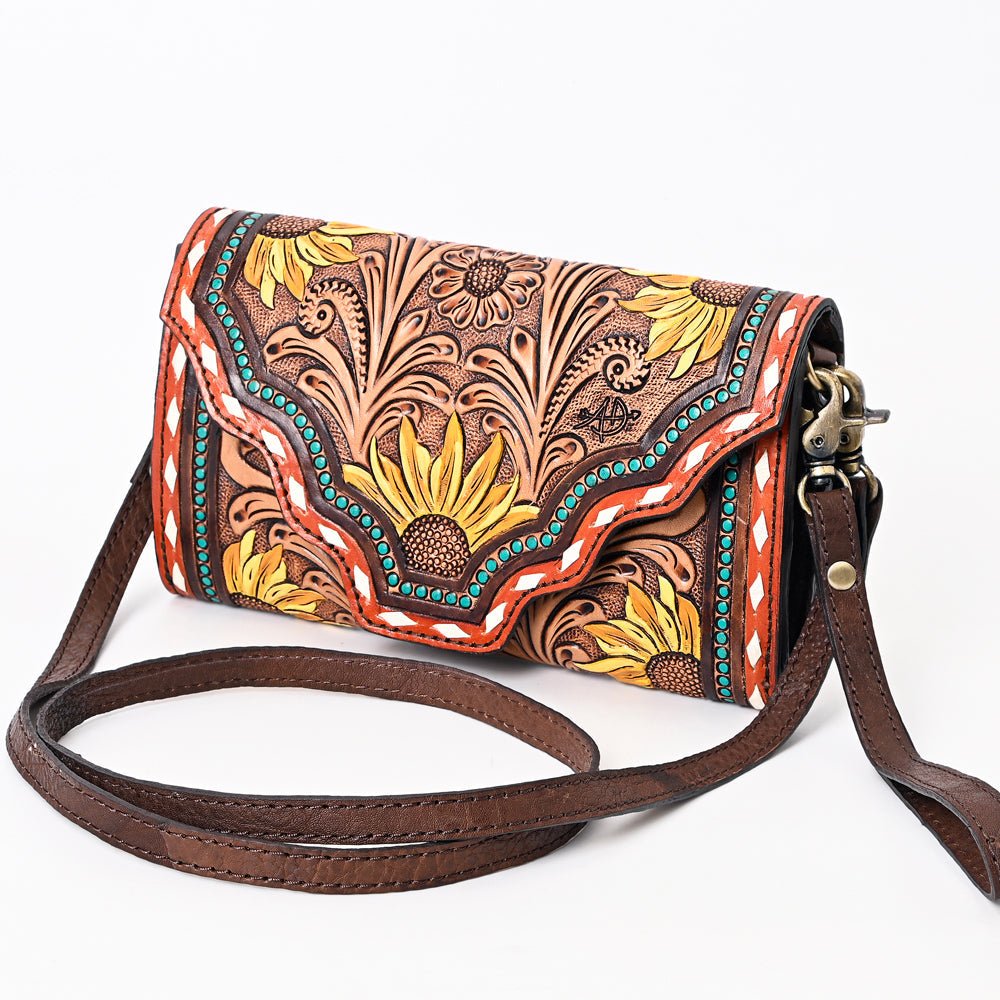 American Darling Hand Tooled Genuine Leather