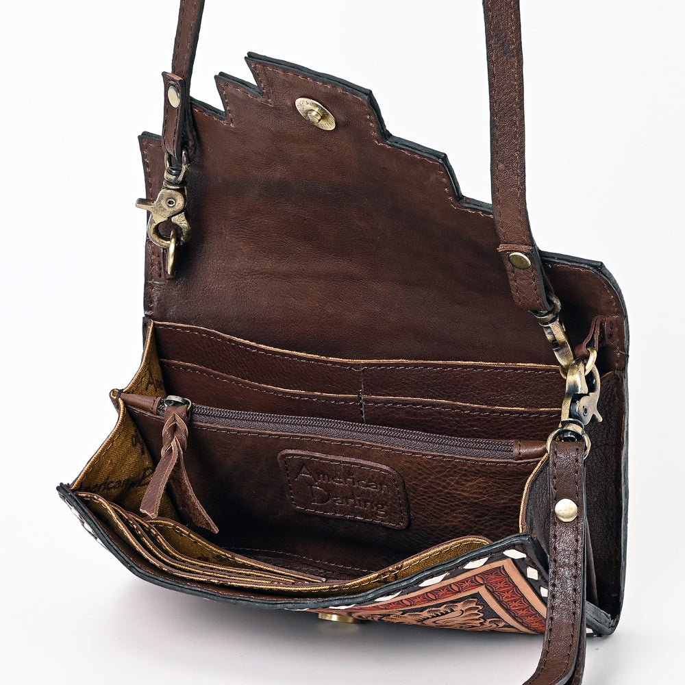 American Darling Hand Tooled Genuine Leather