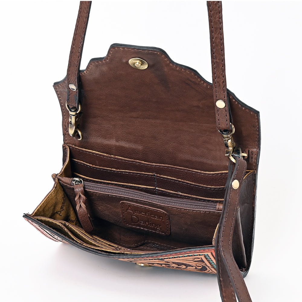American Darling Hand Tooled Genuine Leather