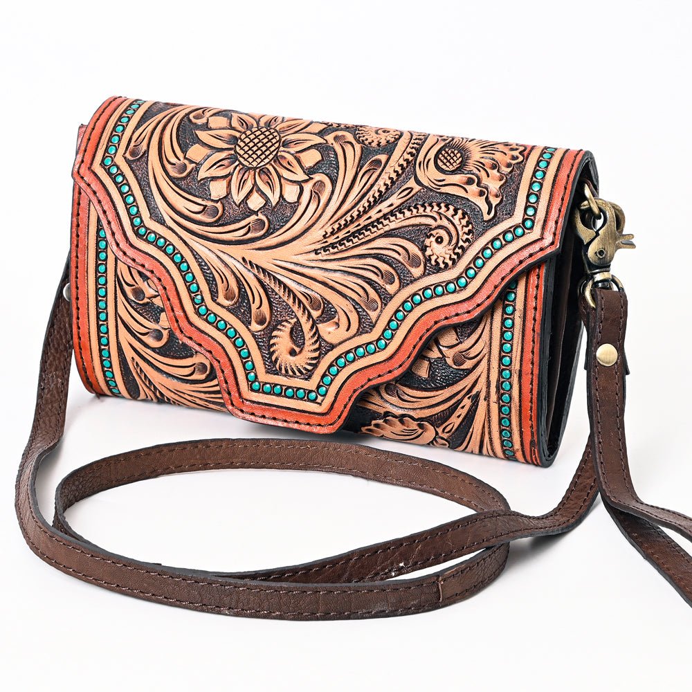 American Darling Hand Tooled Genuine Leather