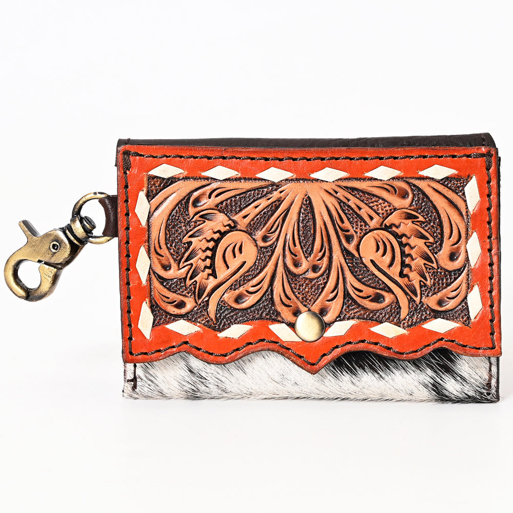 American Darling Hand Tooled Hair-On Genuine Leather