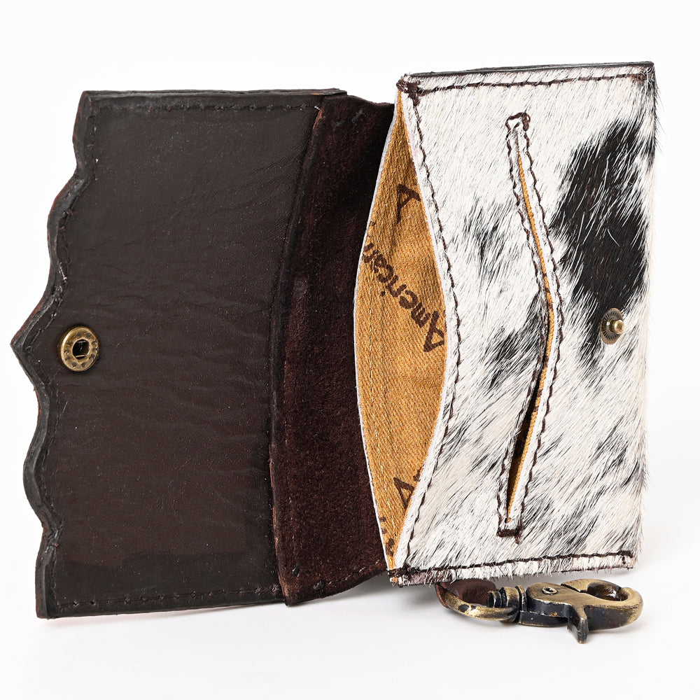 American Darling Hand Tooled Hair-On Genuine Leather